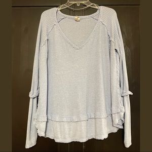 Free People- We the Free Waffle Thermal Tunic